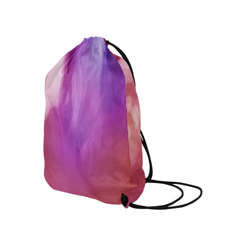 Abstract Watercolor A  by FeelGood Large Drawstring Bag Model 1604 (Twin Sides)  16.5"(W) * 19.3"(H)