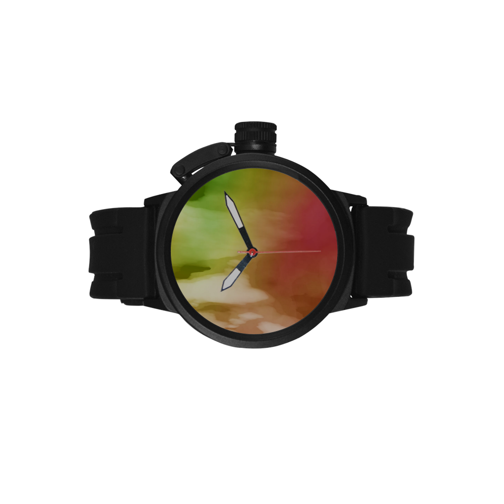 Abstract Watercolor C  by FeelGood Men's Sports Watch(Model 309)