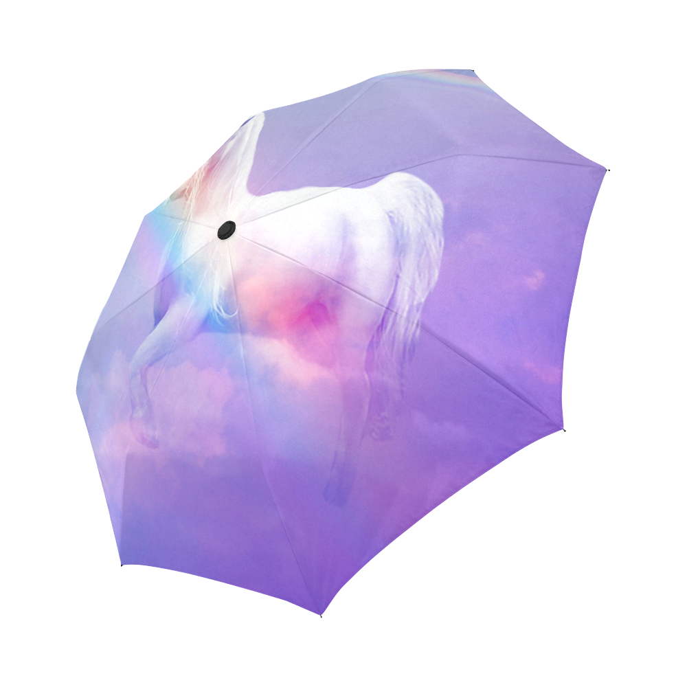 Unicorn and Rainbow Auto-Foldable Umbrella (Model U04)