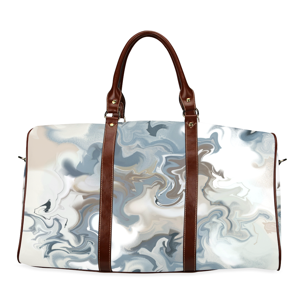Blue Waves Waterproof Travel Bag/Small (Model 1639)