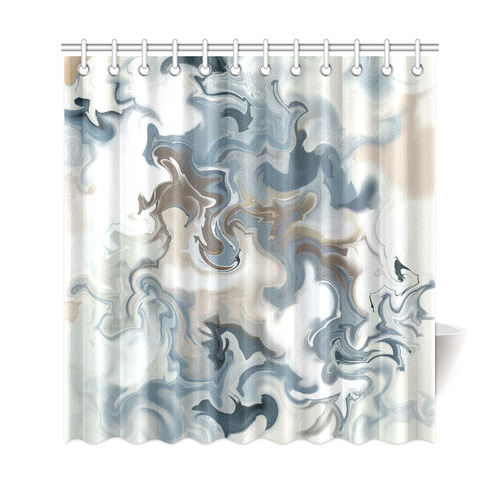 Blue Waves Shower Curtain 69"x72"