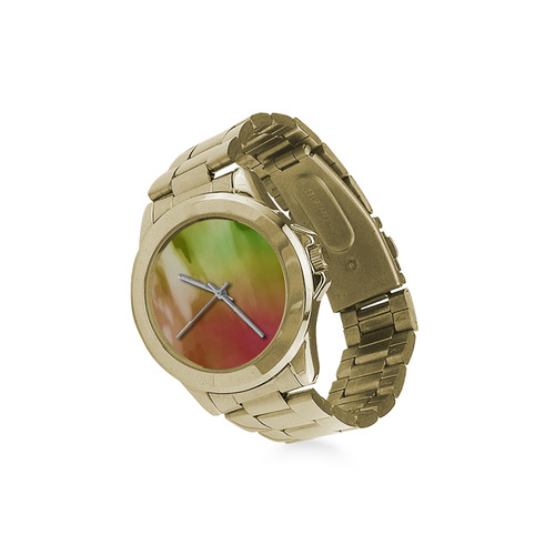Abstract Watercolor C  by FeelGood Custom Gilt Watch(Model 101)