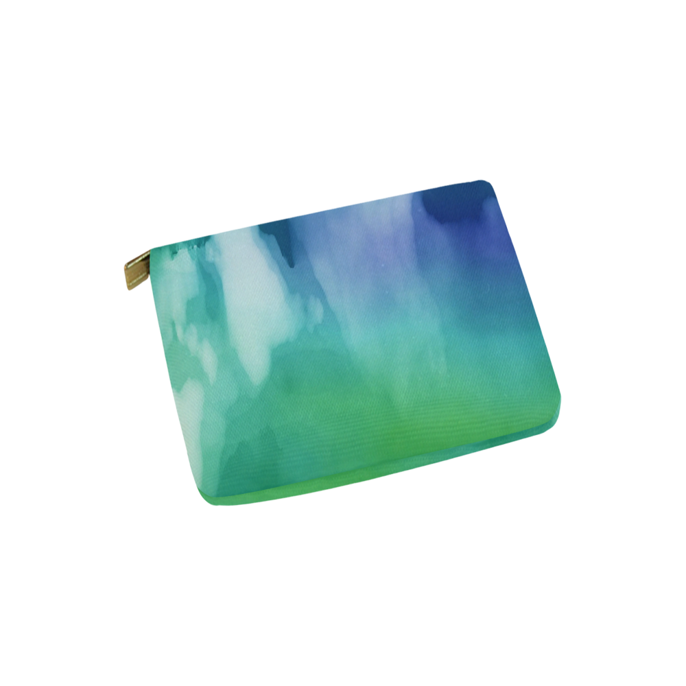 Abstract Watercolor B  by FeelGood Carry-All Pouch 6''x5''