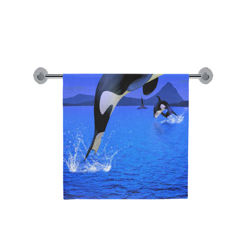 A Orca Whale Enjoy The Freedom Bath Towel 30"x56"