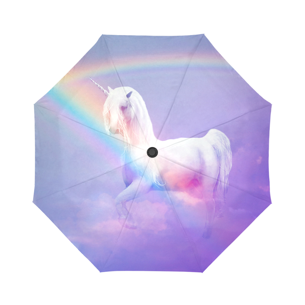 Unicorn and Rainbow Auto-Foldable Umbrella (Model U04)