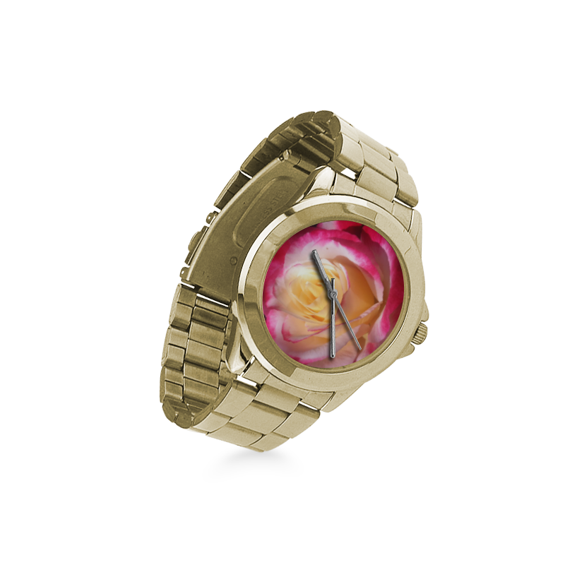 pink rose Custom Gilt Watch(Model 101)