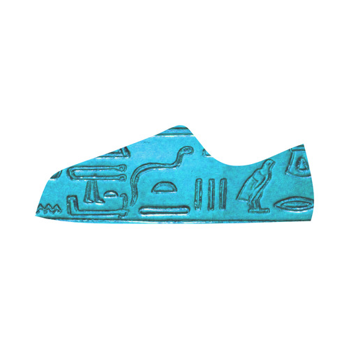 Hieroglyphs20161214_by_JAMColors Microfiber Leather Men's Shoes/Large Size (Model 031)