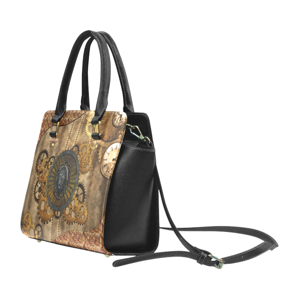 Steampunk, elegant, noble design Classic Shoulder Handbag (Model 1653)