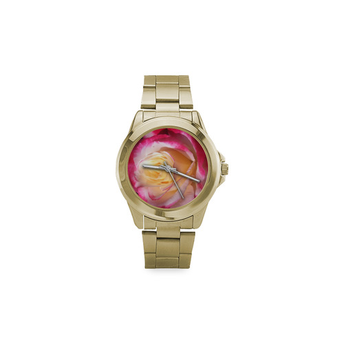 pink rose Custom Gilt Watch(Model 101)
