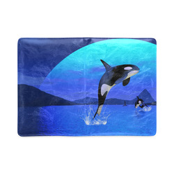A Orca Whale Enjoy The Freedom Custom NoteBook A5