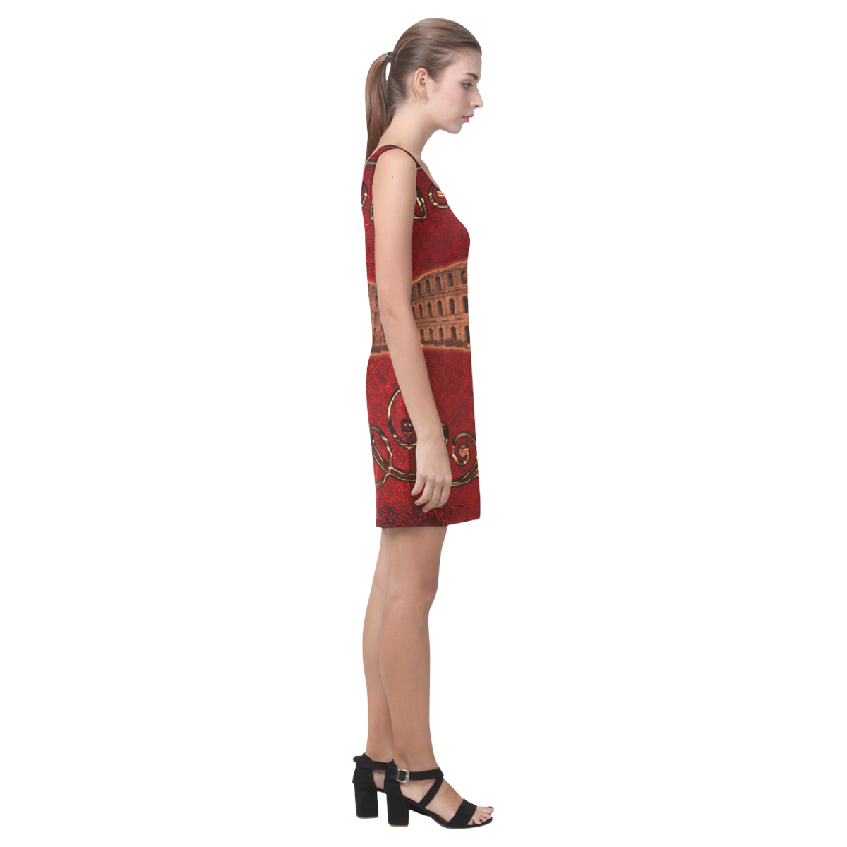 The collosseum Medea Vest Dress (Model D06)