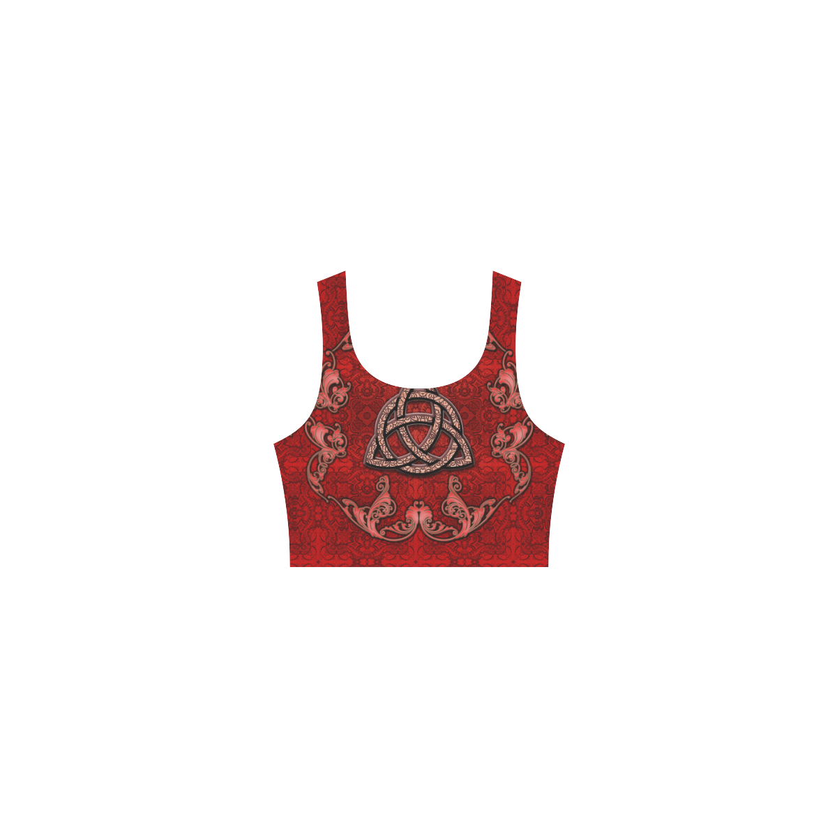 The celtic sign in red colors Atalanta Casual Sundress(Model D04)