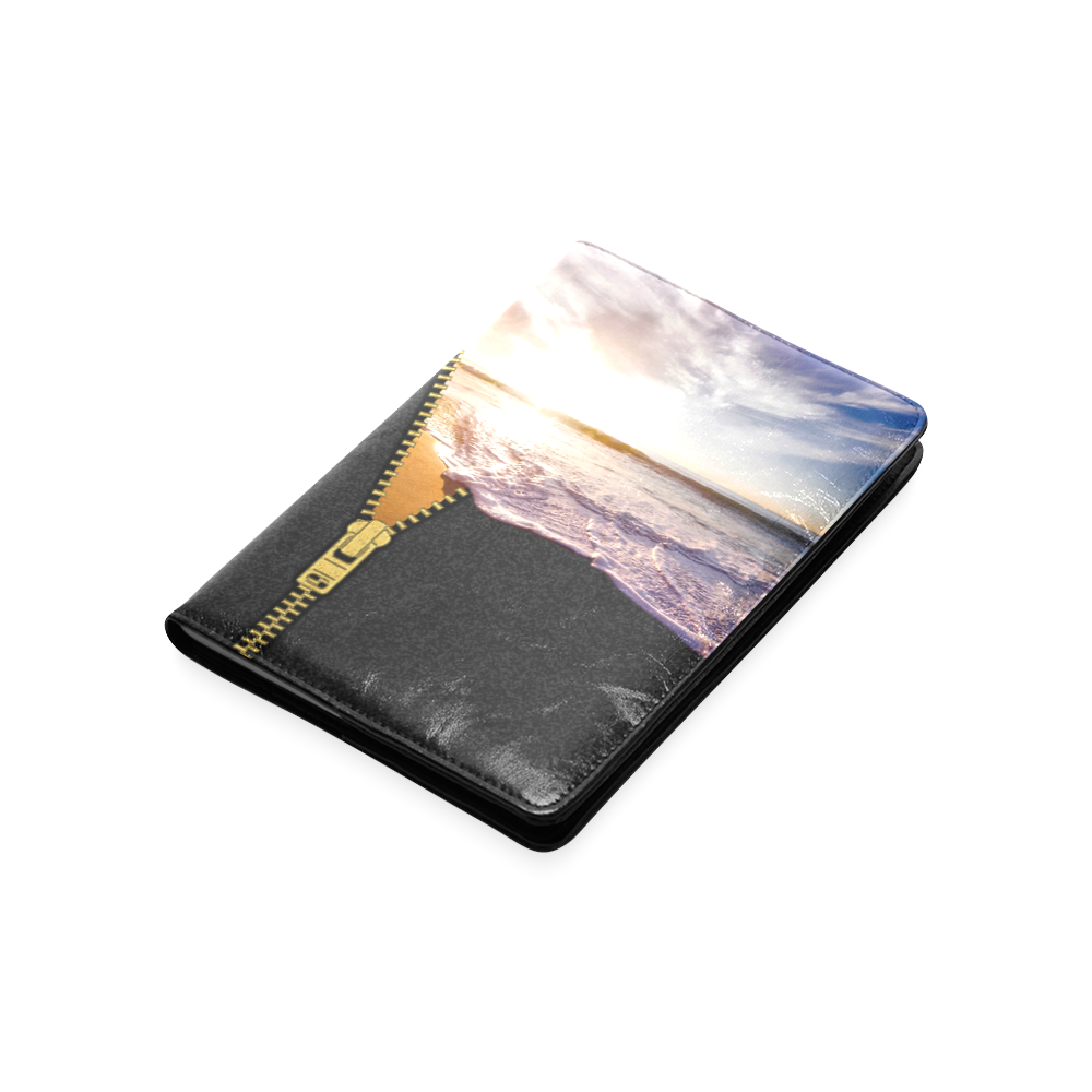 ZIPPER gold Sunset Beach Custom NoteBook A5
