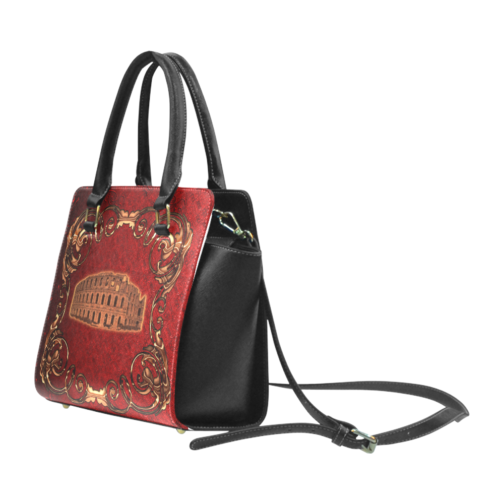 The collosseum Rivet Shoulder Handbag (Model 1645)