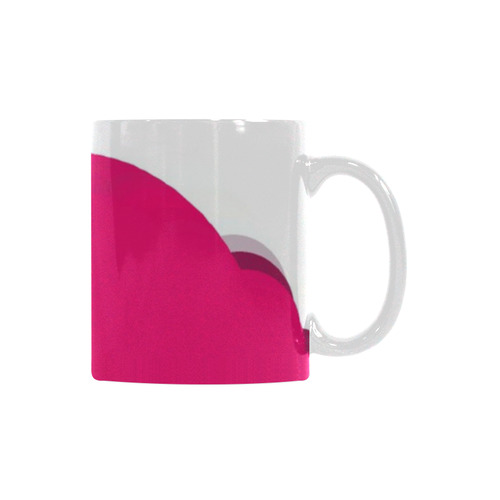Pink Pattern by Artdream White Mug(11OZ)