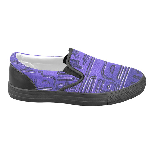 Hieroglyphs20161229_by_JAMColors Slip-on Canvas Shoes for Men/Large Size (Model 019)