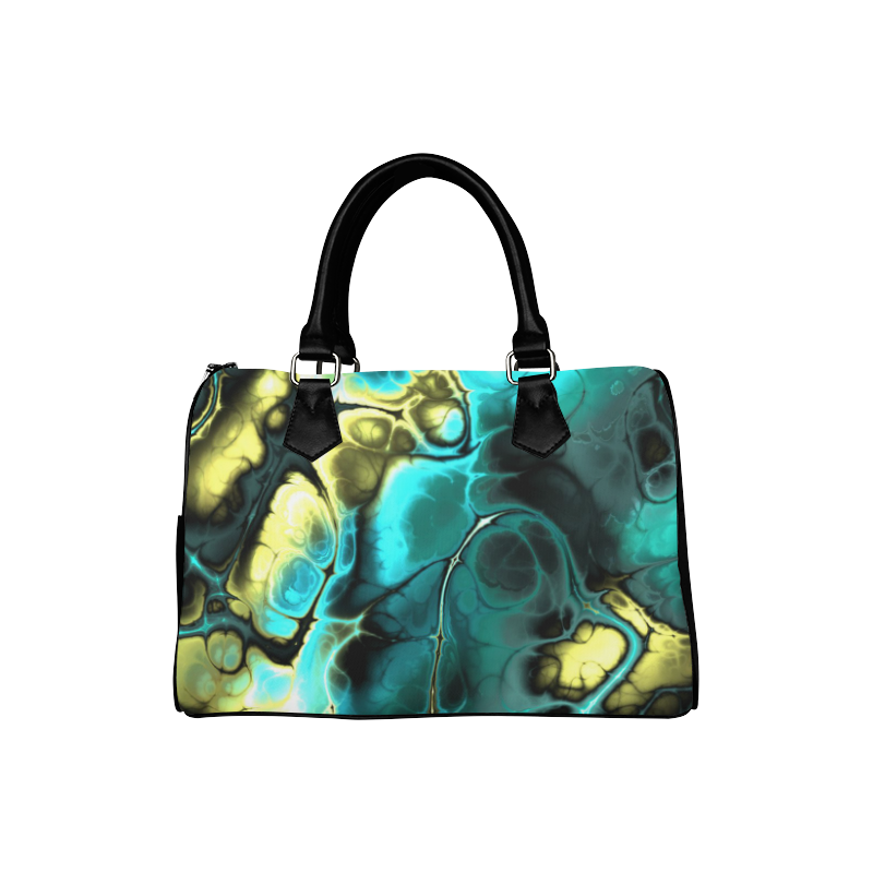 gorgeous Fractal 174 Boston Handbag (Model 1621)