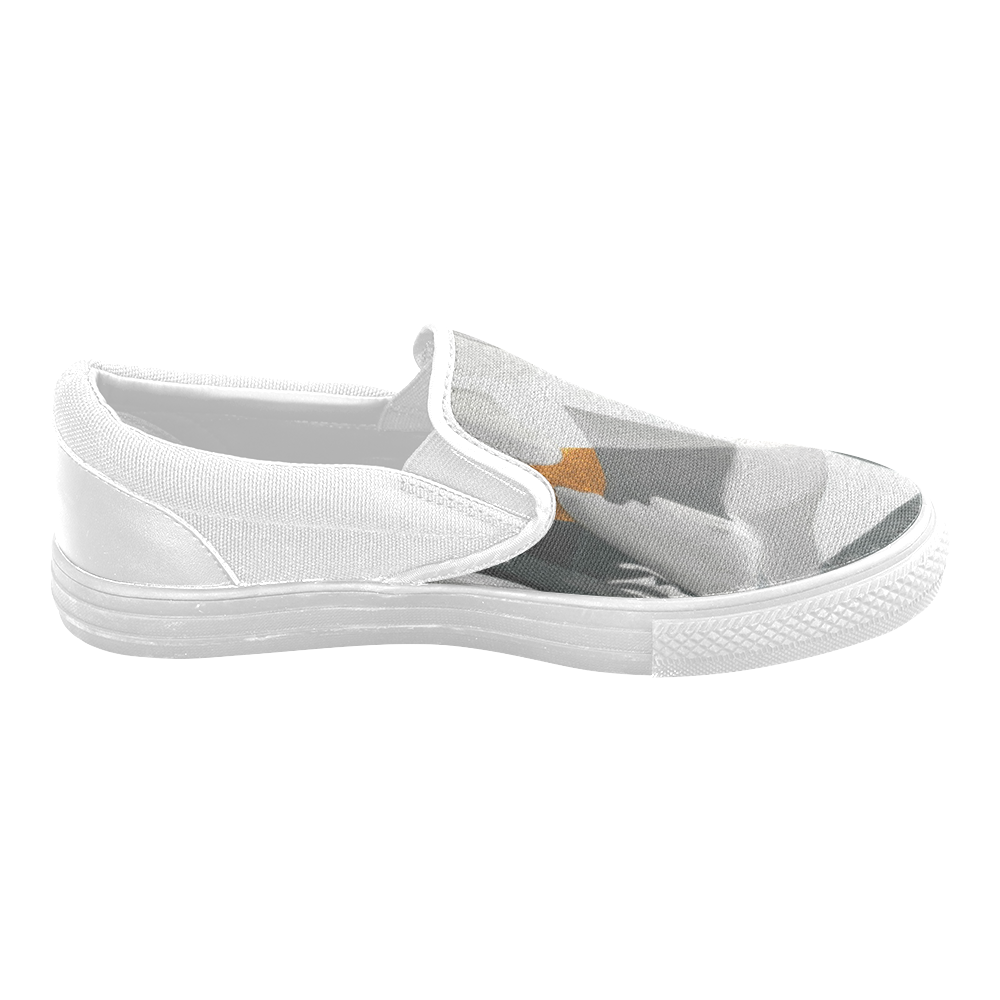 My Picasso Serie:Guernica Men's Unusual Slip-on Canvas Shoes (Model 019)