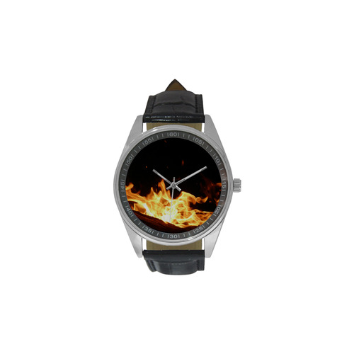 fire Men's Casual Leather Strap Watch(Model 211)