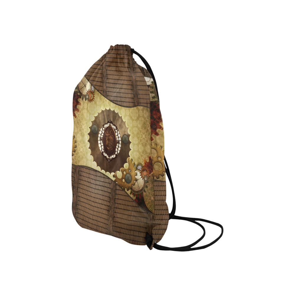 Steampunk, the noble design Small Drawstring Bag Model 1604 (Twin Sides) 11"(W) * 17.7"(H)
