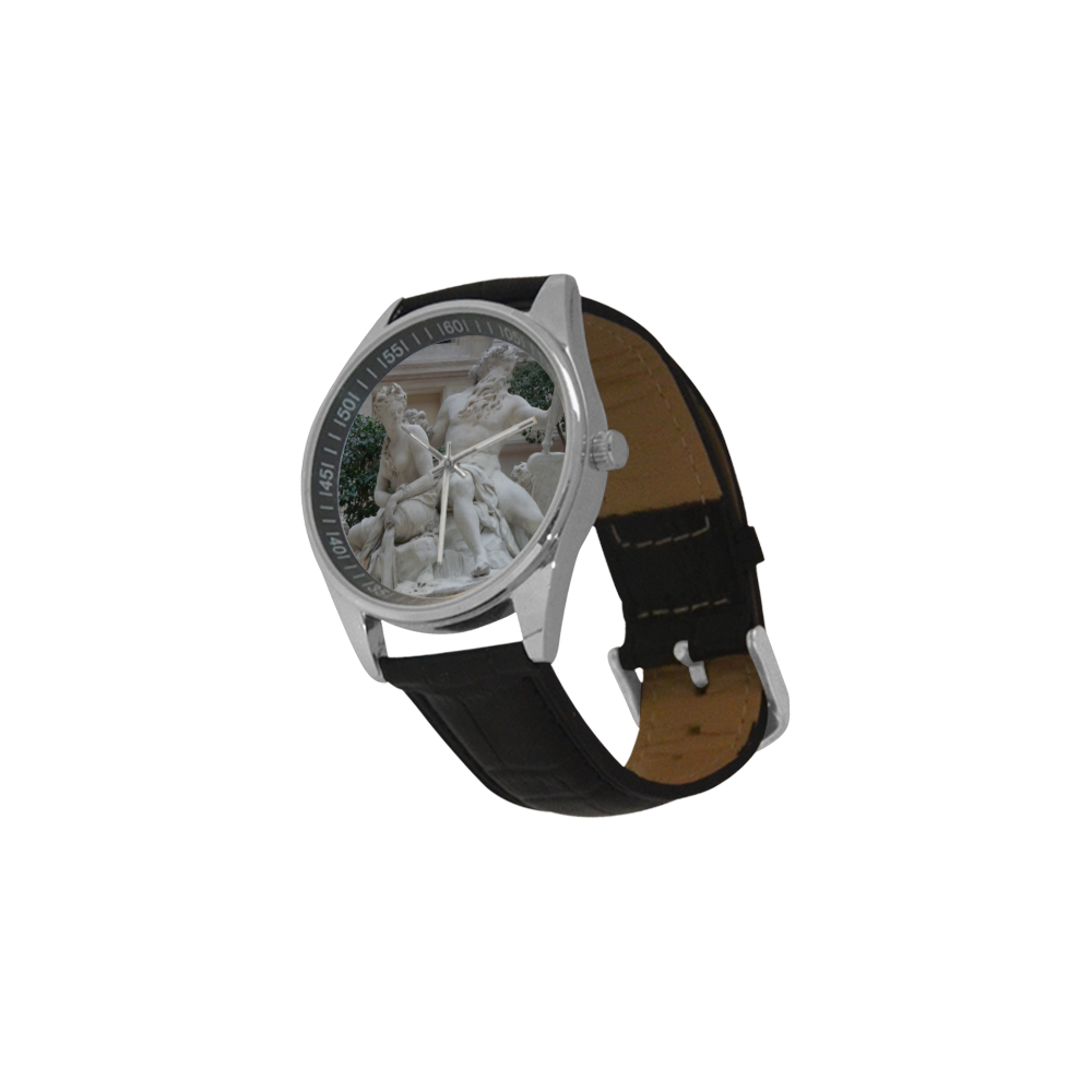 neptune Men's Casual Leather Strap Watch(Model 211)