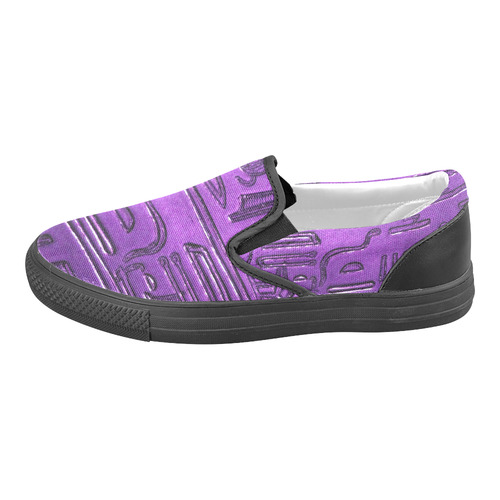 Hieroglyphs20161228_by_JAMColors Slip-on Canvas Shoes for Men/Large Size (Model 019)