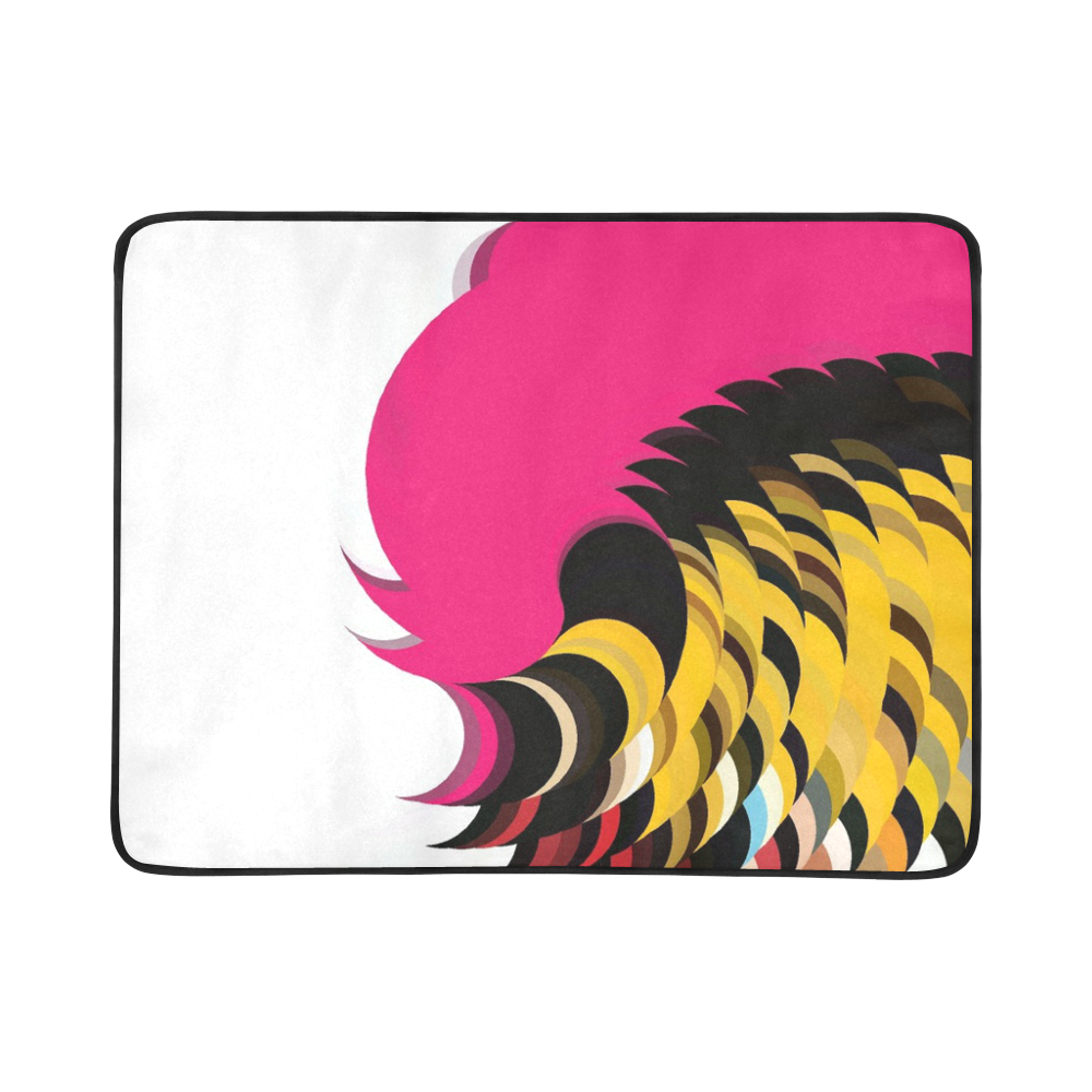 Pink Pattern by Artdream Beach Mat 78"x 60"