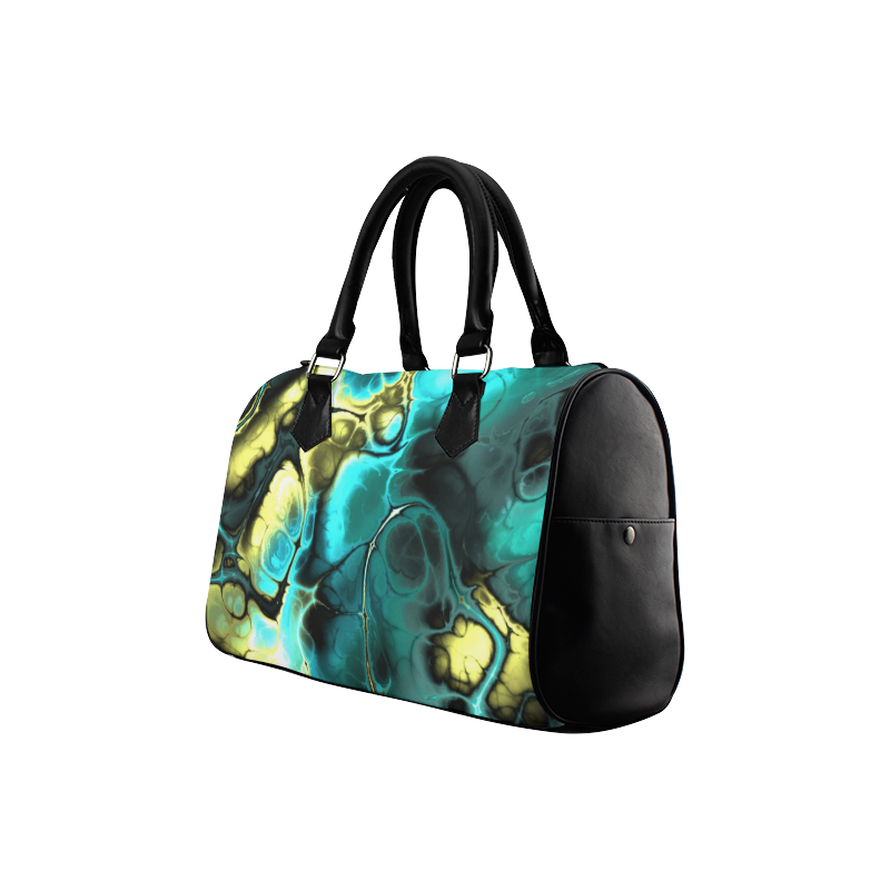 gorgeous Fractal 174 Boston Handbag (Model 1621)