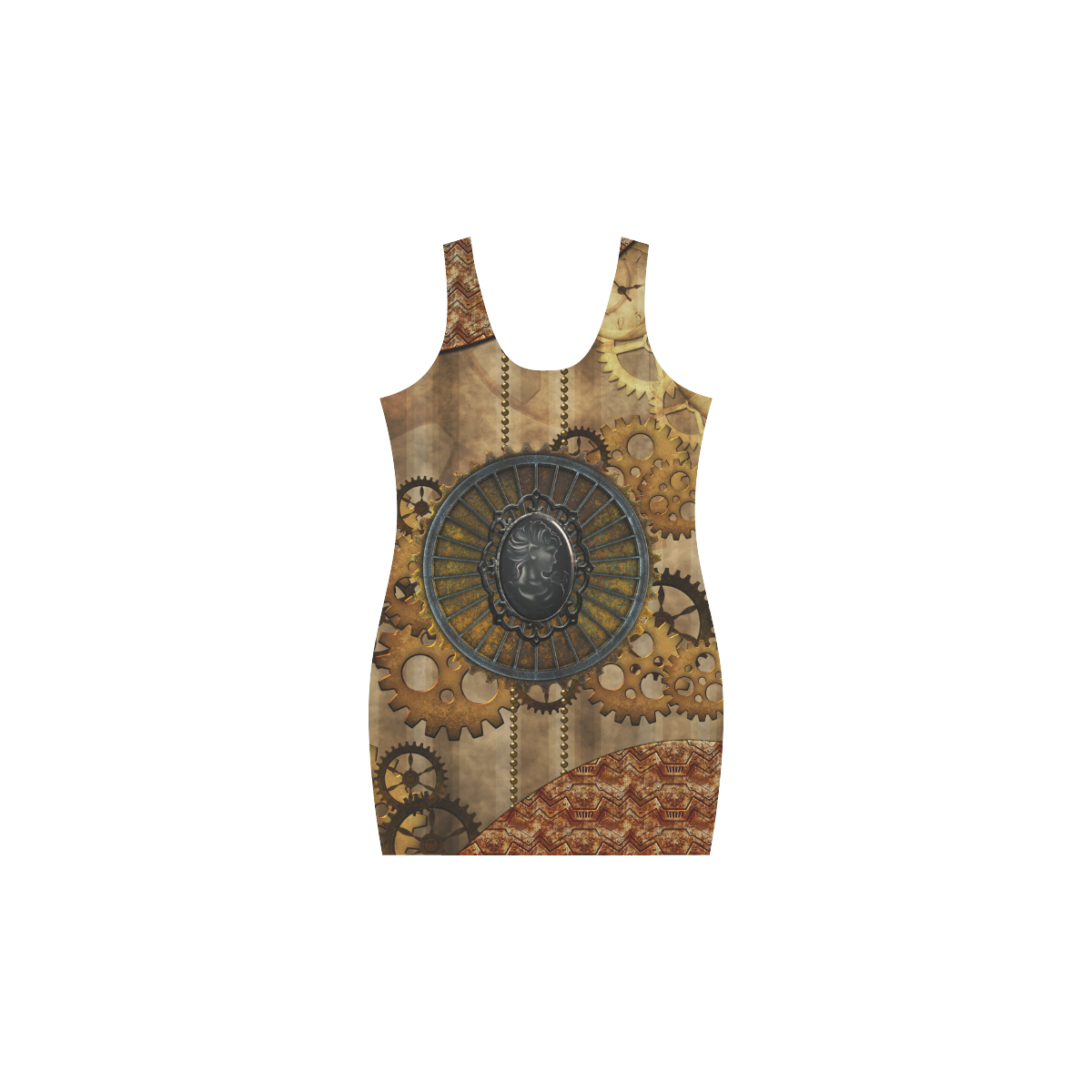 Steampunk, elegant, noble design Medea Vest Dress (Model D06)