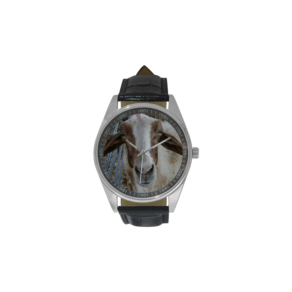 lamb Men's Casual Leather Strap Watch(Model 211)