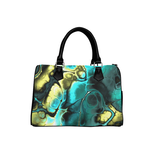 gorgeous Fractal 174 Boston Handbag (Model 1621)