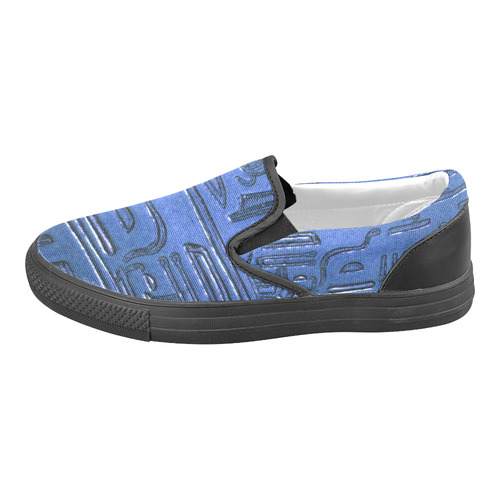 Hieroglyphs20161230_by_JAMColors Slip-on Canvas Shoes for Men/Large Size (Model 019)