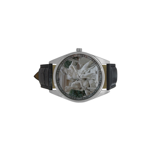 neptune Men's Casual Leather Strap Watch(Model 211)