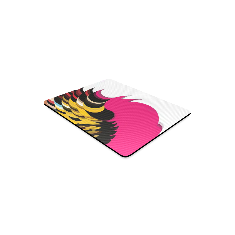 Pink Pattern by Artdream Rectangle Mousepad