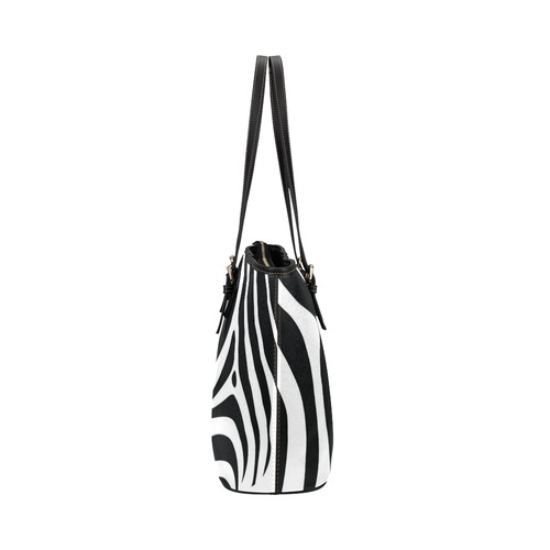 the Zebra Leather Tote Bag/Large (Model 1651)