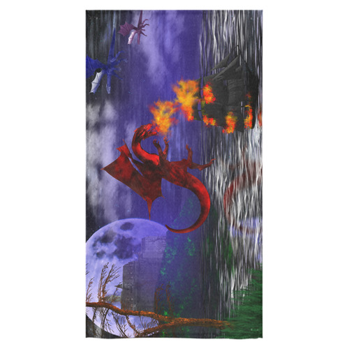 Dragon Attack Bath Towel 30"x56"