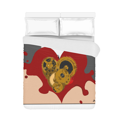 mechanical heart Duvet Cover 86"x70" ( All-over-print)