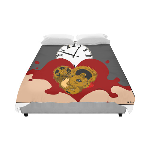 mechanical heart Duvet Cover 86"x70" ( All-over-print)