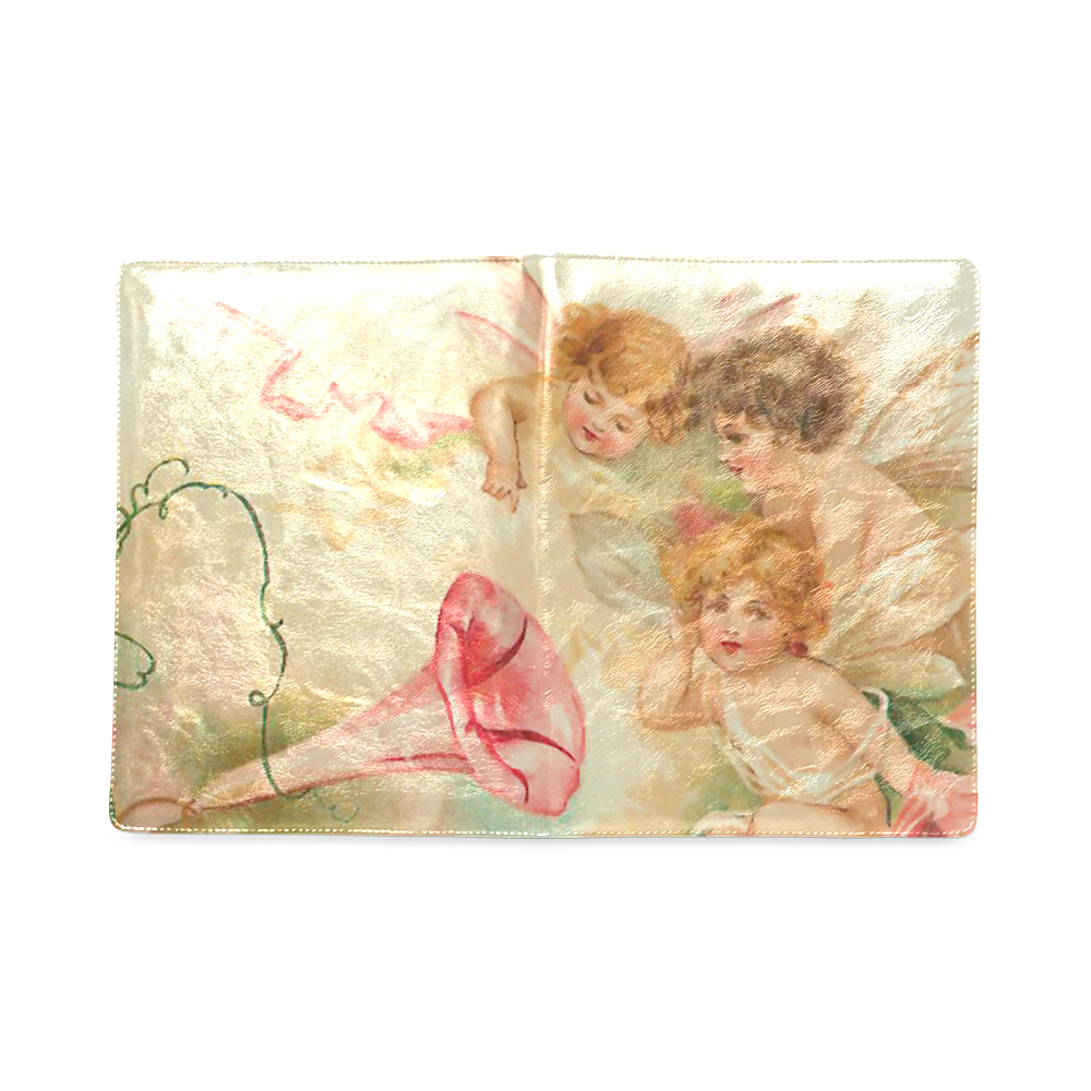 Vintage valentine cupid angel hear love songs Custom NoteBook B5