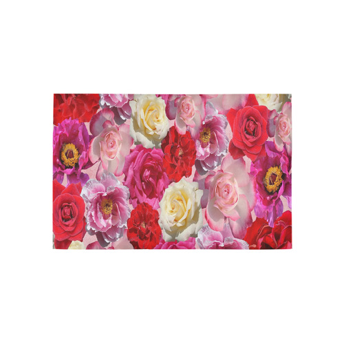 Bed Of Roses Area Rug 5'x3'3''