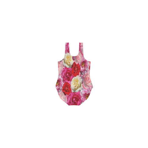 Bed Of Roses Vest One Piece Swimsuit (Model S04)