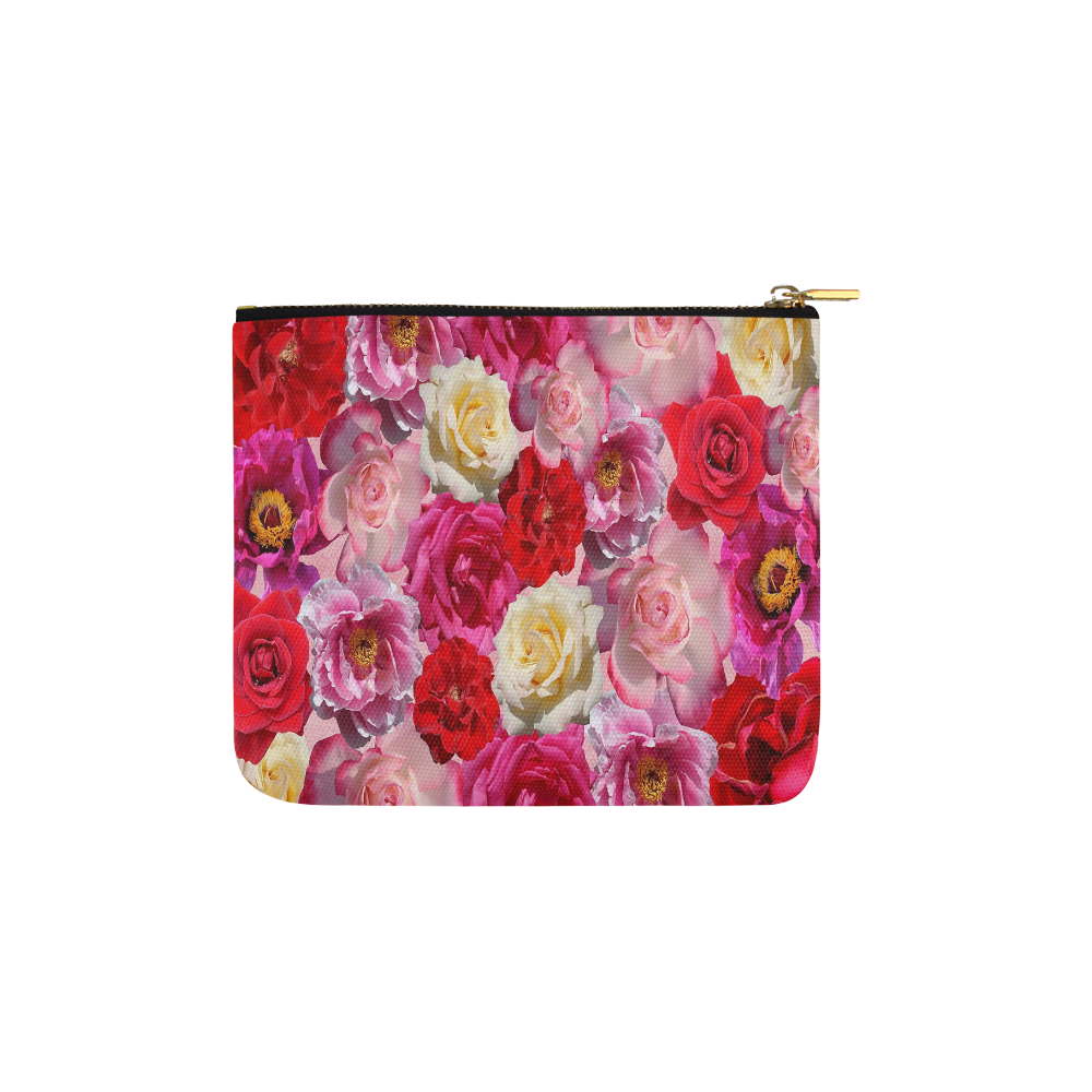 Bed Of Roses Carry-All Pouch 6''x5''