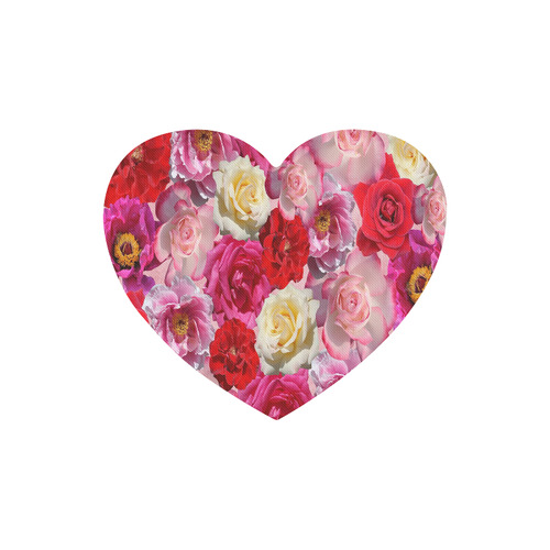 Bed Of Roses Heart-shaped Mousepad