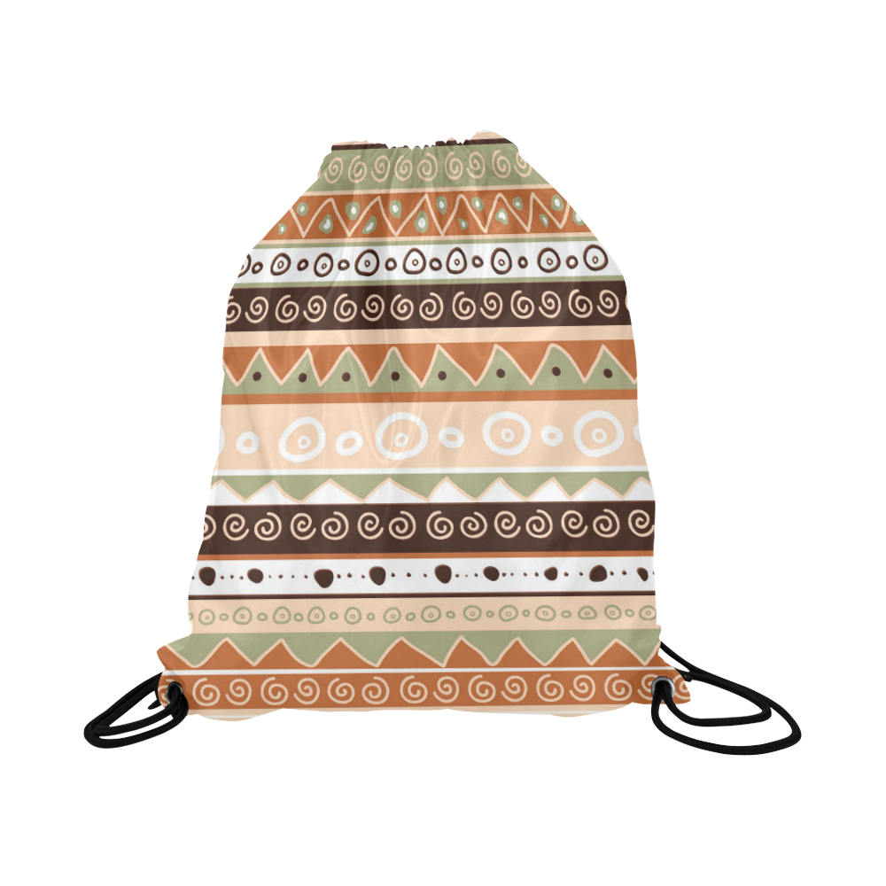 Tans Tribal Large Drawstring Bag Model 1604 (Twin Sides)  16.5"(W) * 19.3"(H)