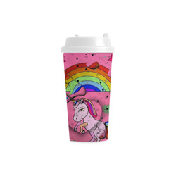 Unicorn Popart by Nico Bielow Double Wall Plastic Mug