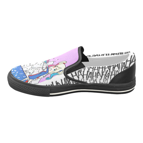 Harley and Ivy Women's Unusual Slip-on Canvas Shoes (Model 019)