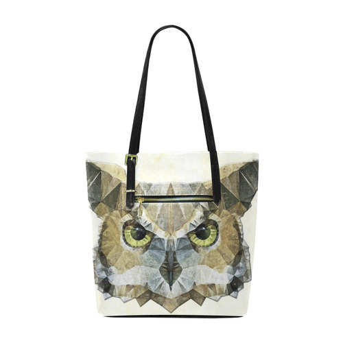 polygon owl Euramerican Tote Bag/Small (Model 1655)