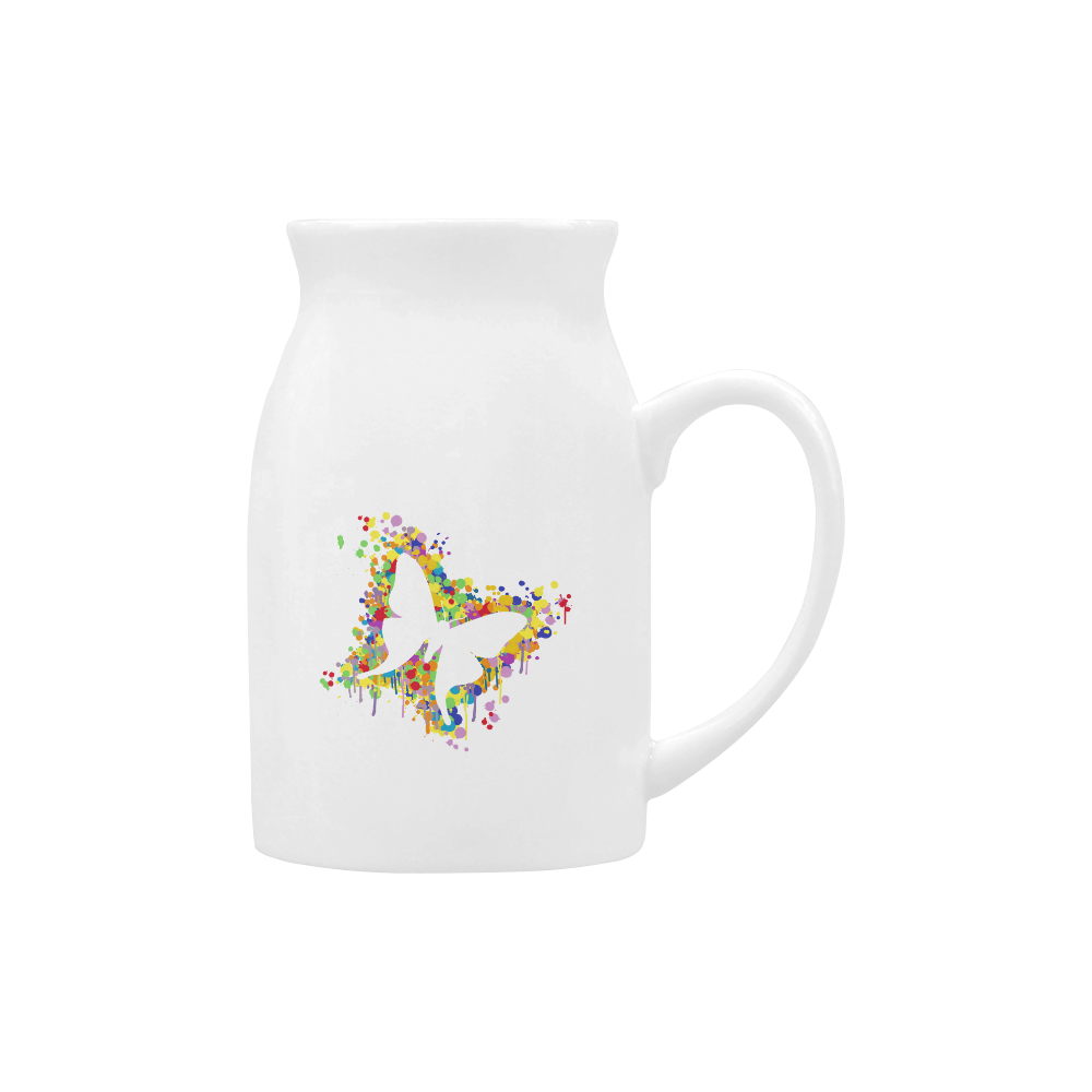 Dancing Butterfly Splash Milk Cup (Large) 450ml