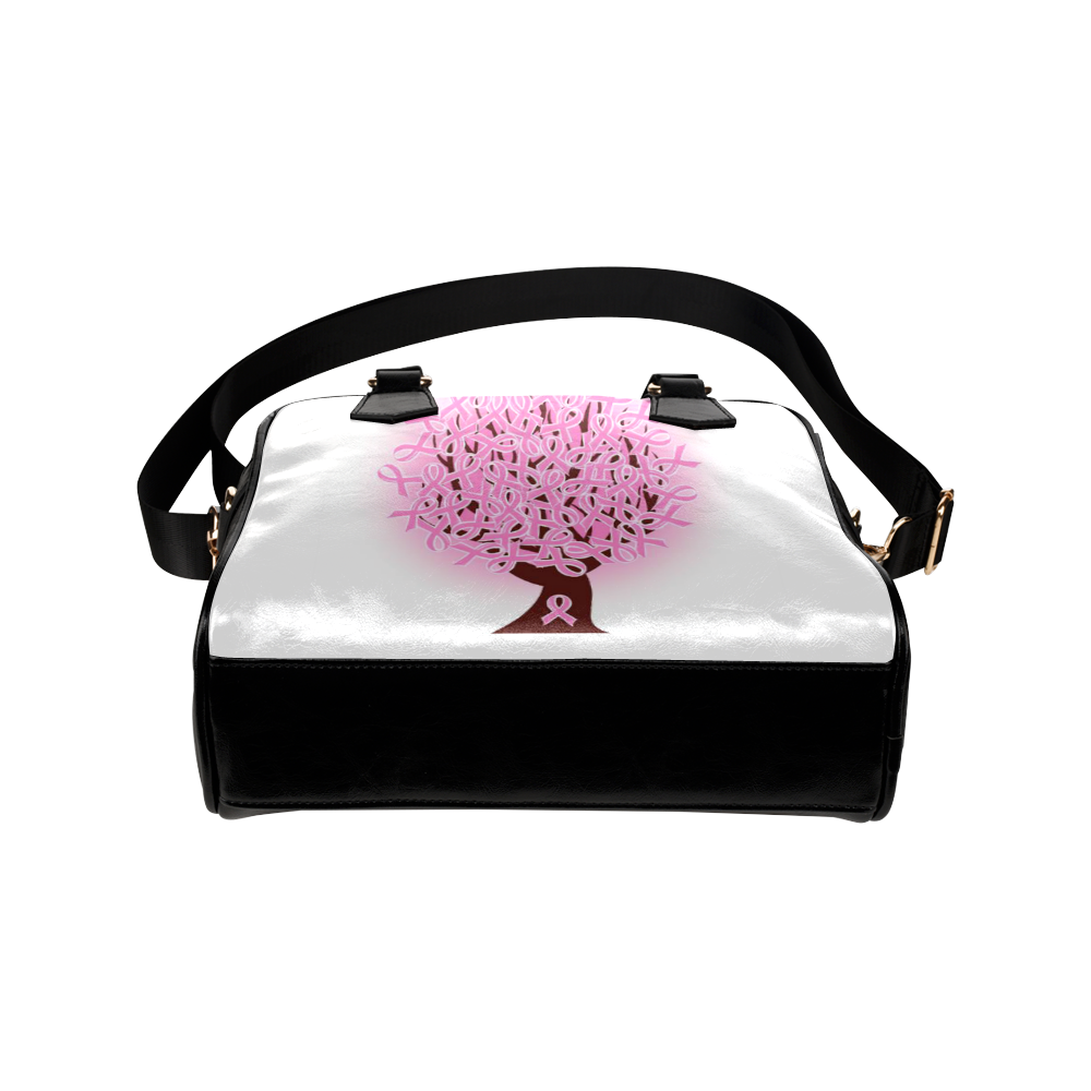 Tree Pink Shoulder Handbag (Model 1634)