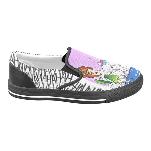 Harley and Ivy Women's Unusual Slip-on Canvas Shoes (Model 019)